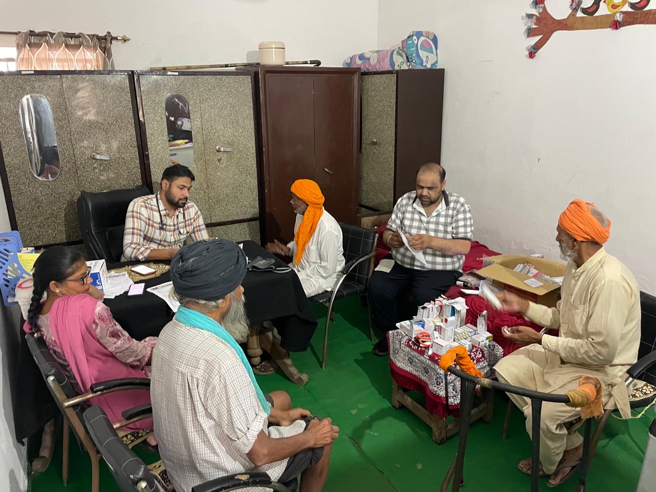 Medical Health Check-Up Camp at Baba Sahib Dass Old Age Home — providing compassionate healthcare and essential medical support to our elderly residents.